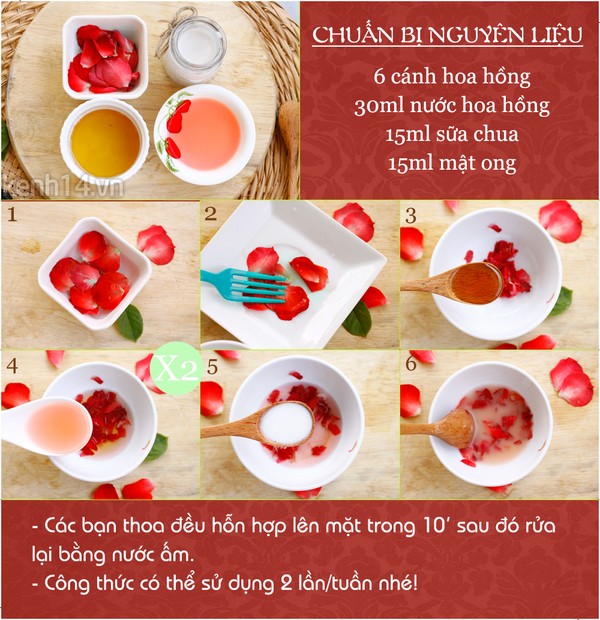 Làm nước ướp hoa hồng